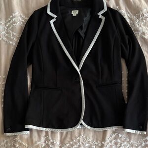 Crown & Ivy Black Blazer with White Accents